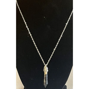 mens pendant necklace 20 in silver chain